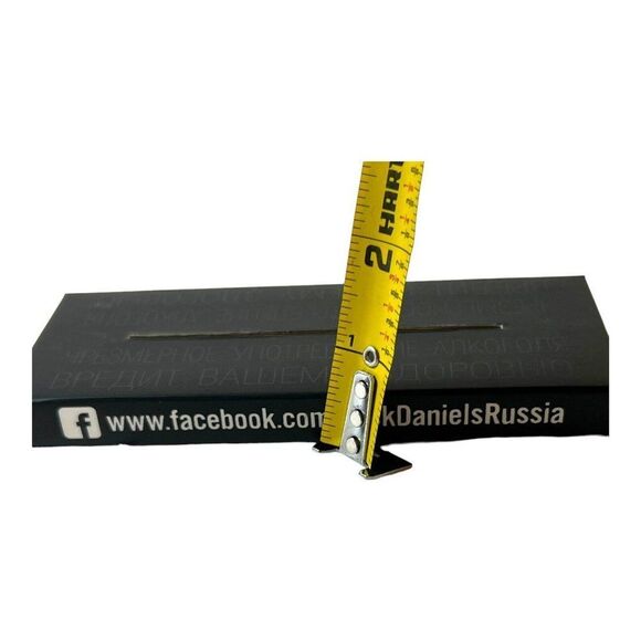 VINTAGE JACK DANIELS Russia OLD NO. 7 TENN. WHISKEY Empty Tissue Napkin Box - Picture 9 of 9